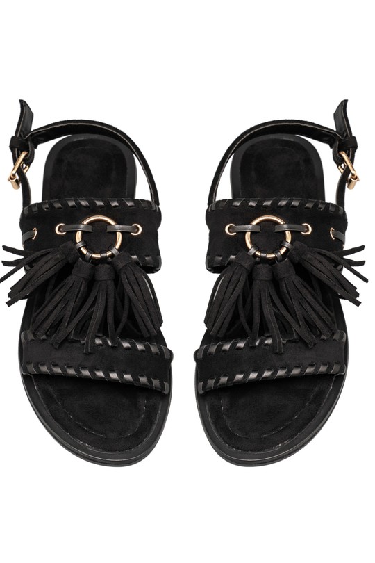 Sandales Chaussures Noir C'M Paris 77-721 Efashion Paris