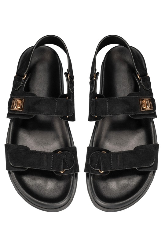 Sandales Chaussures Noir C'M Paris 5308 Efashion Paris