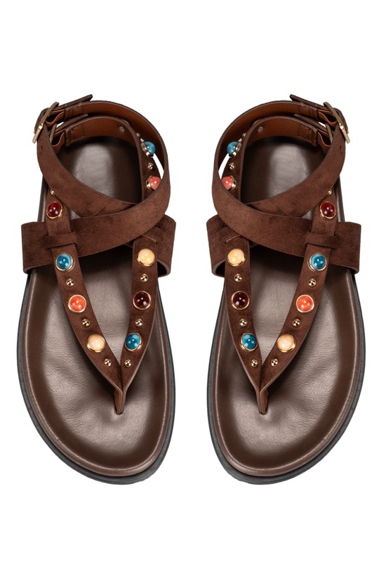 Sandales Chaussures Noir C'M Paris 5307 Efashion Paris