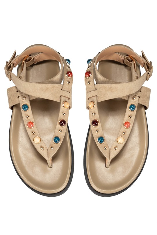 Sandales Chaussures Noir C'M Paris 5307 Efashion Paris