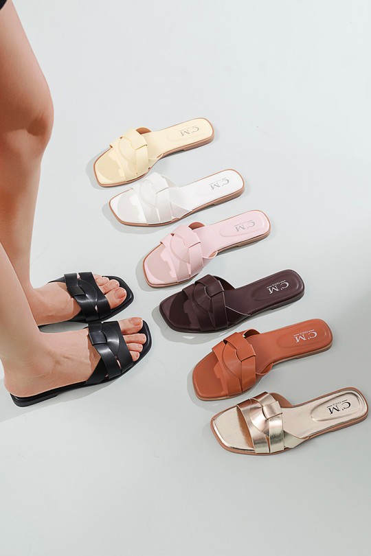 Sandales Chaussures Noir C'M Paris 5288 Efashion Paris