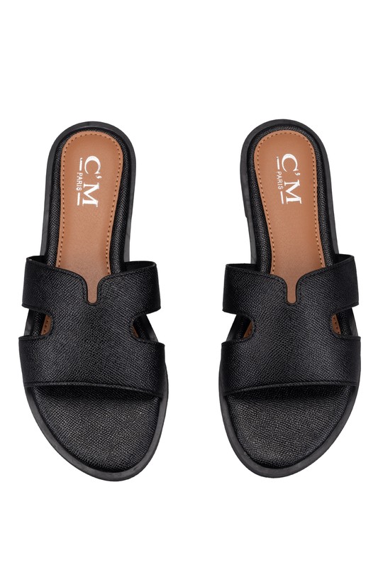 Sandales Chaussures Noir C'M Paris 5317 Efashion Paris