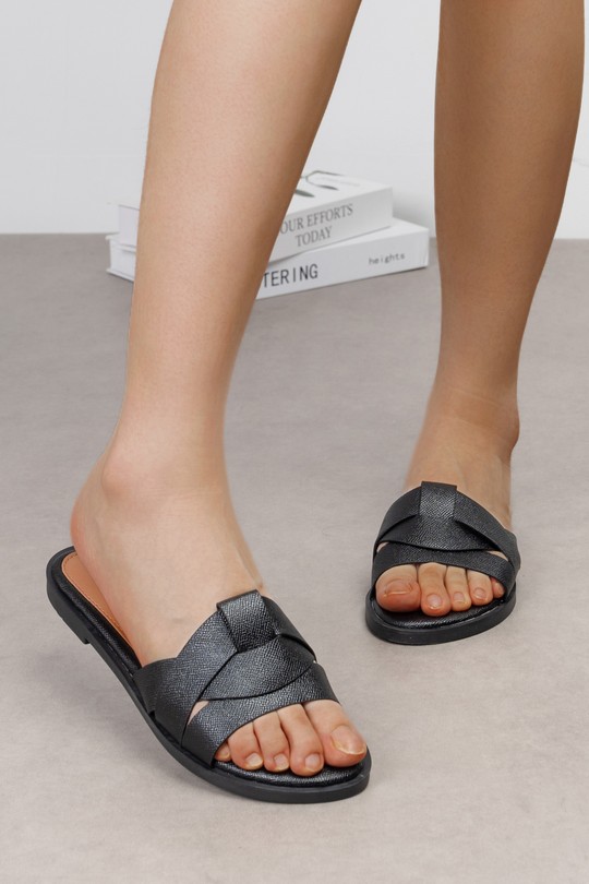 Sandales Chaussures Noir C'M Paris 5318 Efashion Paris