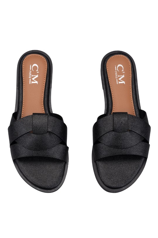 Sandales Chaussures Noir C'M Paris 5318 Efashion Paris