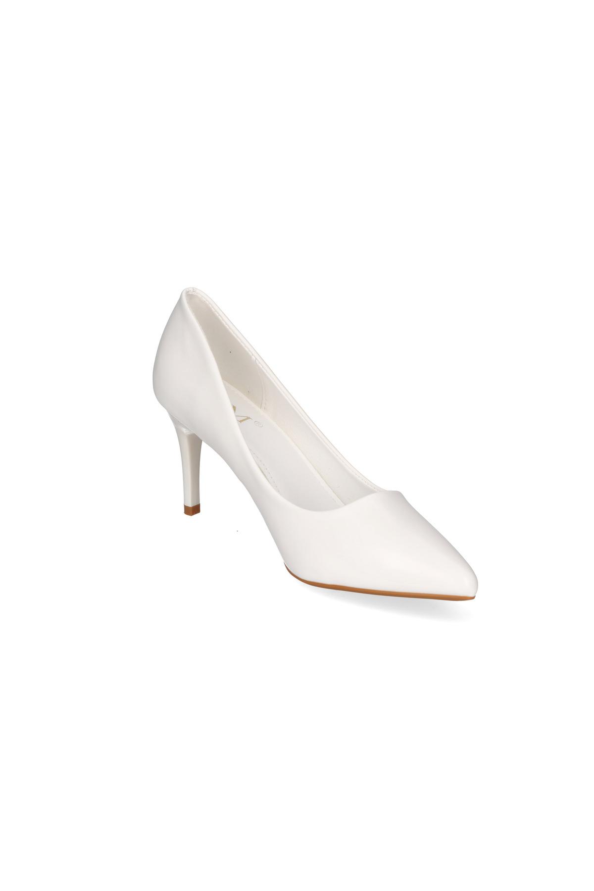 High heels Shoes White C'M Paris 8129 #c Efashion Paris