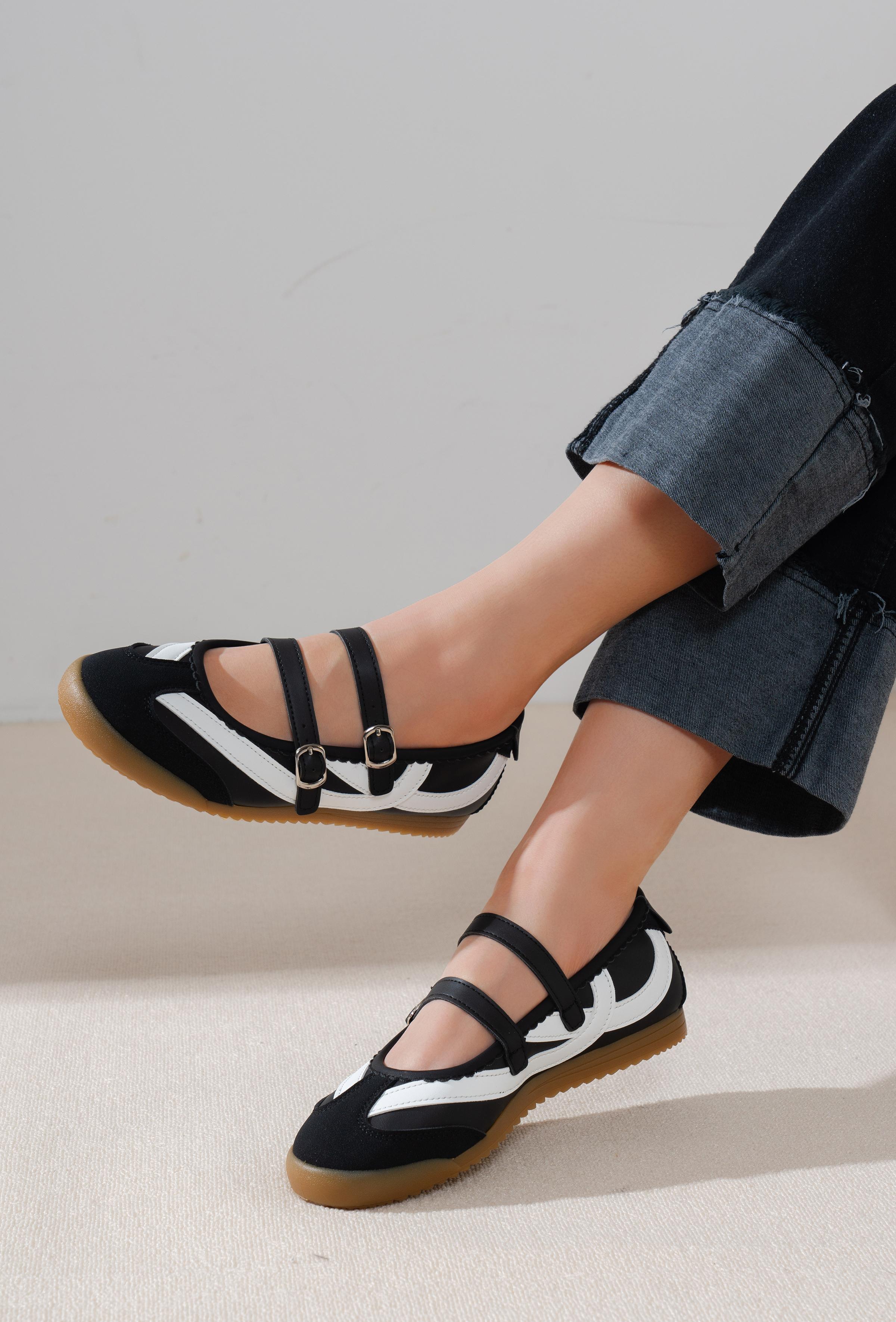 Ballerines Chaussures Marron C'M Paris 6537 #c Efashion Paris