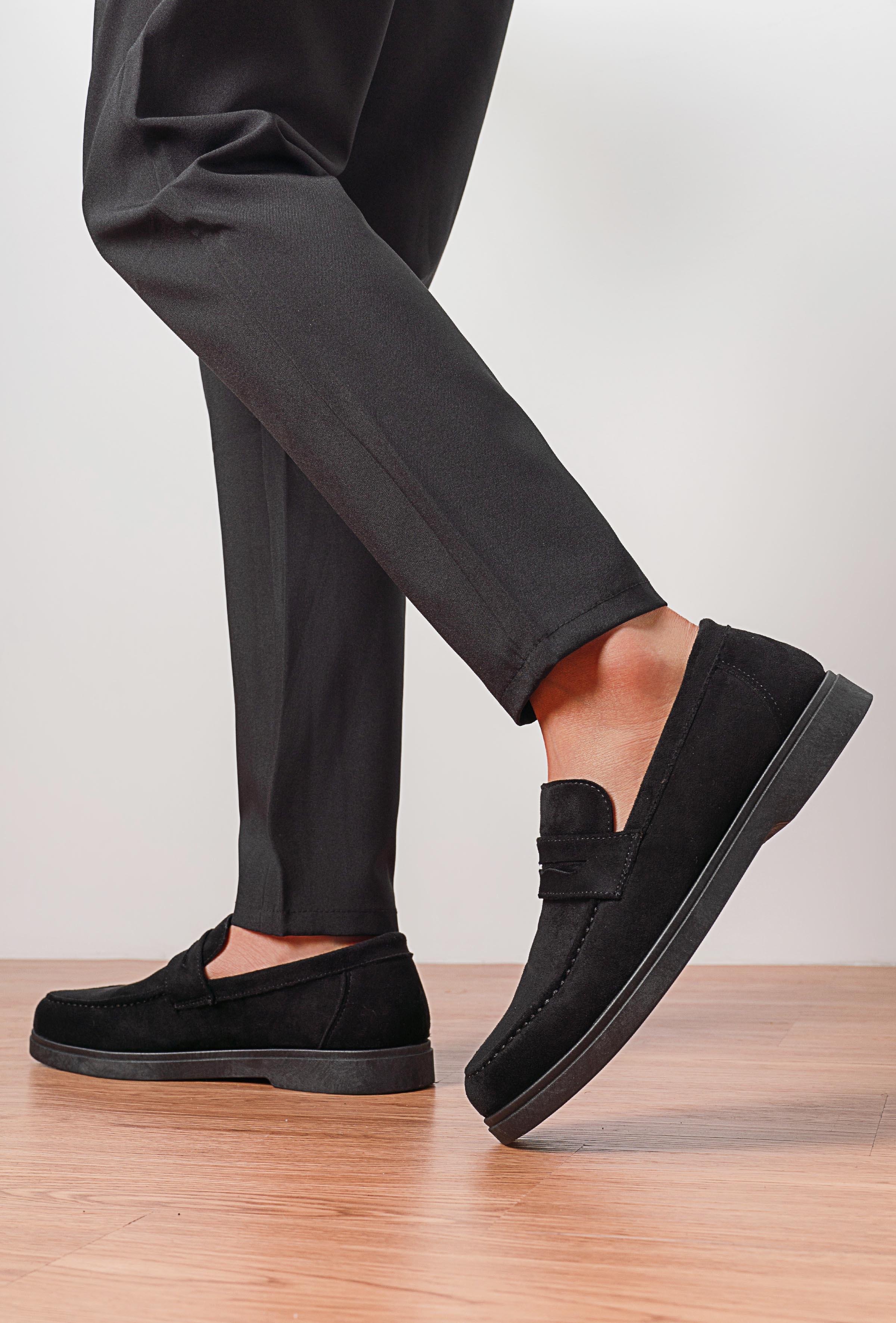 Moccasin Shoes Navy blue C'M Paris P610 #c Efashion Paris