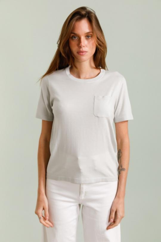 T-shirts Femme Gris SOGGO 23005 Efashion Paris