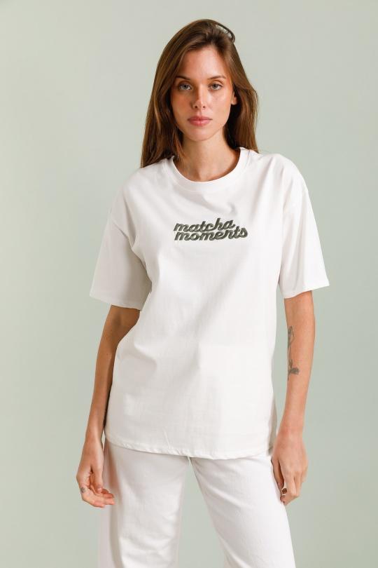 T-shirts Femme Blanc SOGGO SK129 Efashion Paris