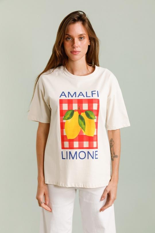 T-shirts Femme Beige SOGGO SK133 Efashion Paris