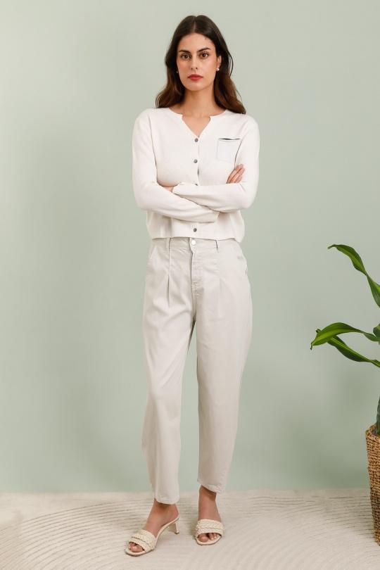 Pantalons Femme Gris SOGGO SK003 Efashion Paris