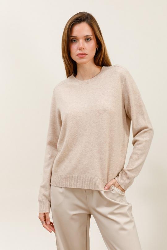 Jumpers Women Beige SOGGO 6901 Efashion Paris