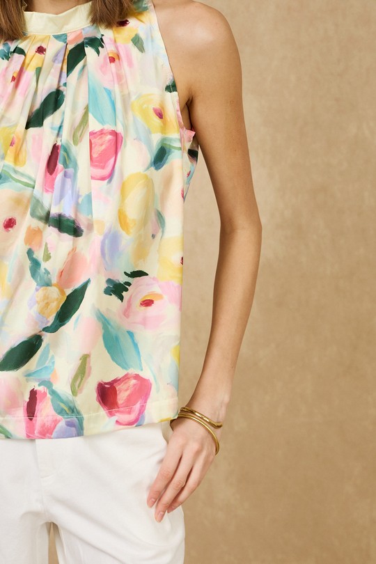 Tops Mujer Yellow SOGGO SK9011 Efashion Paris