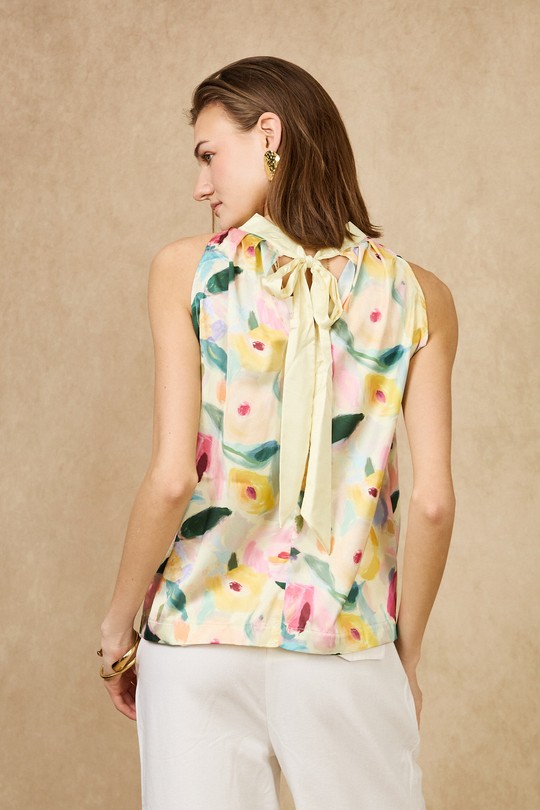 Tops Mujer Yellow SOGGO SK9011 Efashion Paris