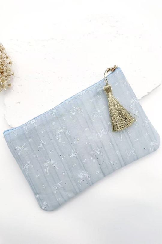 Bolsos pequeños & clutch Marroquinería White H&T Bijoux PO1063 Efashion Paris
