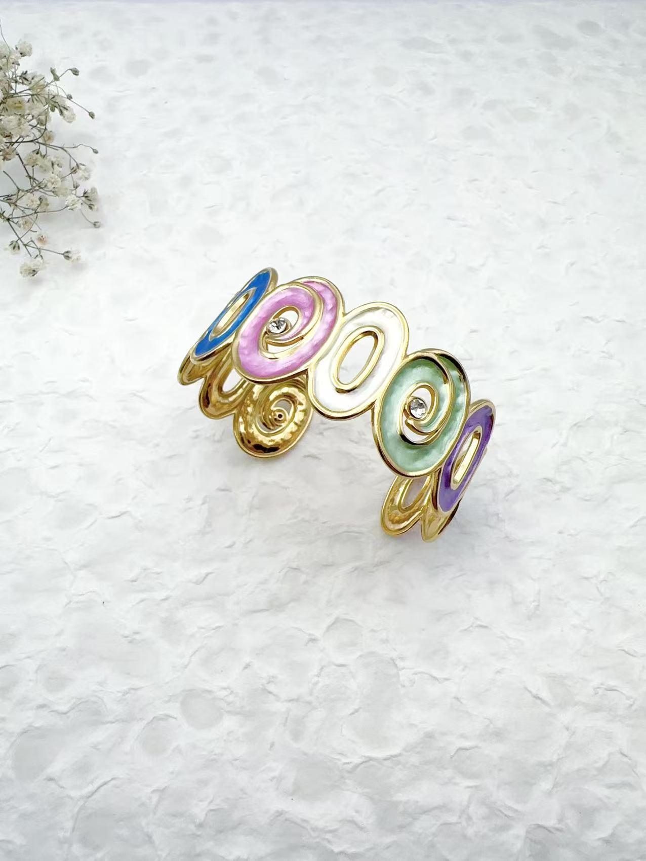 Bracelets Accessories Multicolor H&T Bijoux BR2378 #c Efashion Paris