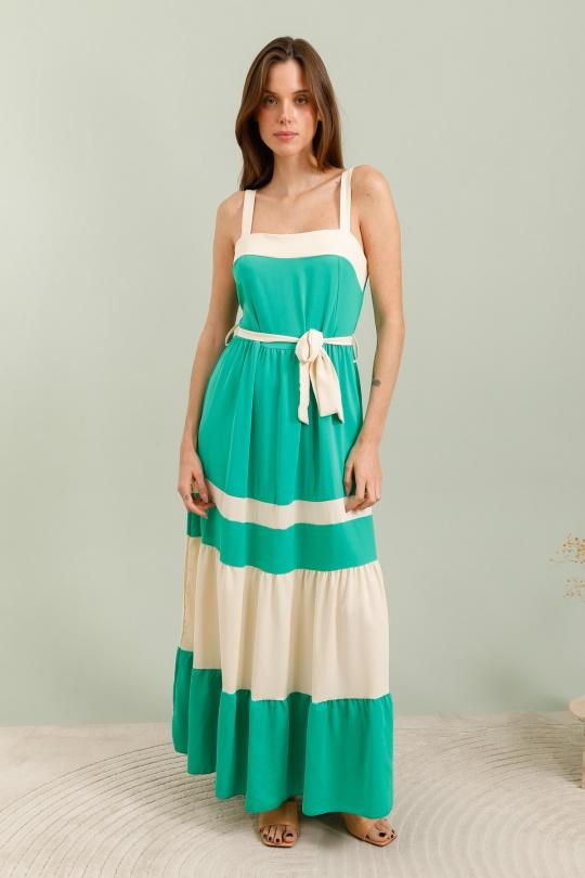 Vestidos largos Mujer Blue FEELOOK 4882 Efashion Paris