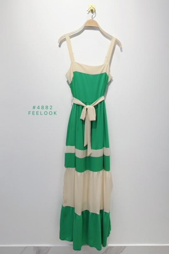 Vestidos largos Mujer Blue FEELOOK 4882 Efashion Paris