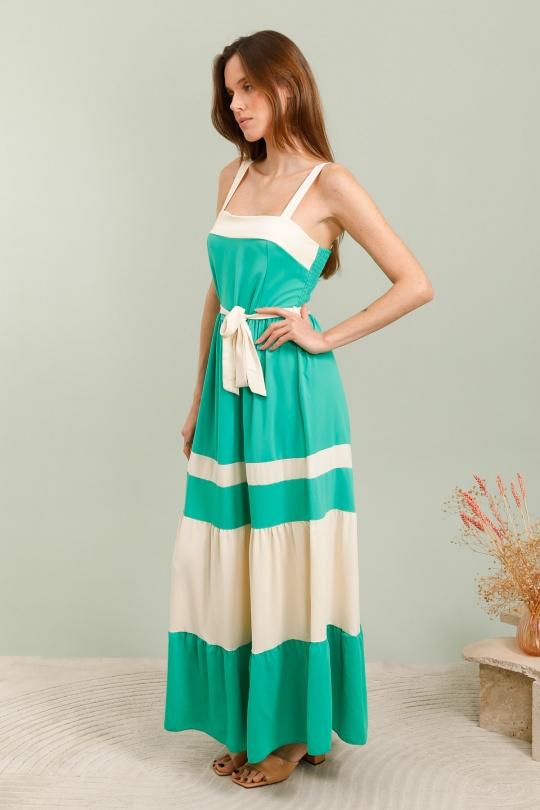 Vestidos largos Mujer Blue FEELOOK 4882 Efashion Paris