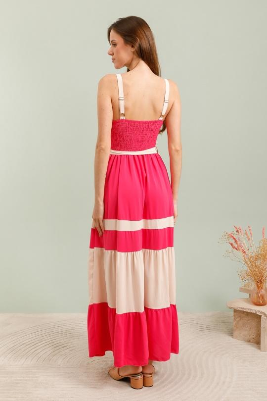 Vestidos largos Mujer Blue FEELOOK 4882 Efashion Paris