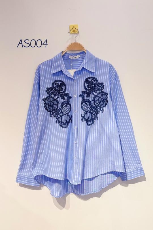 Chemises Femme Rayures FEELOOK AS004 Efashion Paris