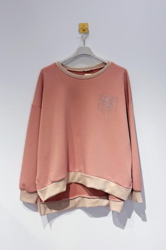 Sweats Femme Rose FEELOOK 16024 Efashion Paris