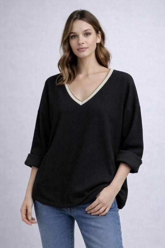 Tops Femme Bleu ciel FEELOOK 91176 Efashion Paris
