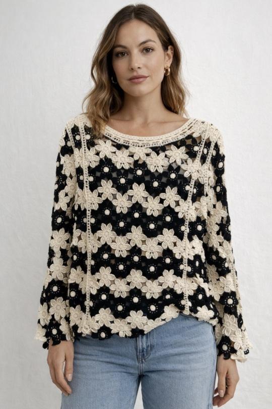 Tops Femme Bleu FEELOOK K03 Efashion Paris