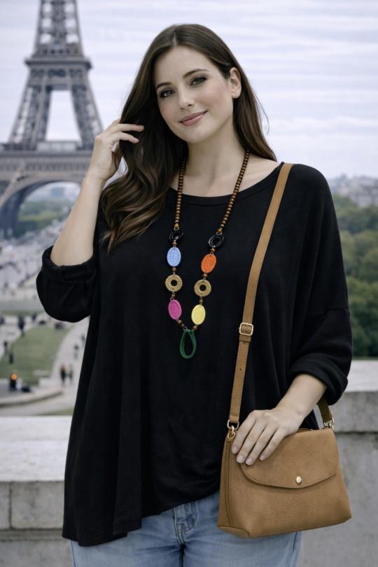 Tops Femme Jaune FEELOOK 19688-FEELOOK Efashion Paris