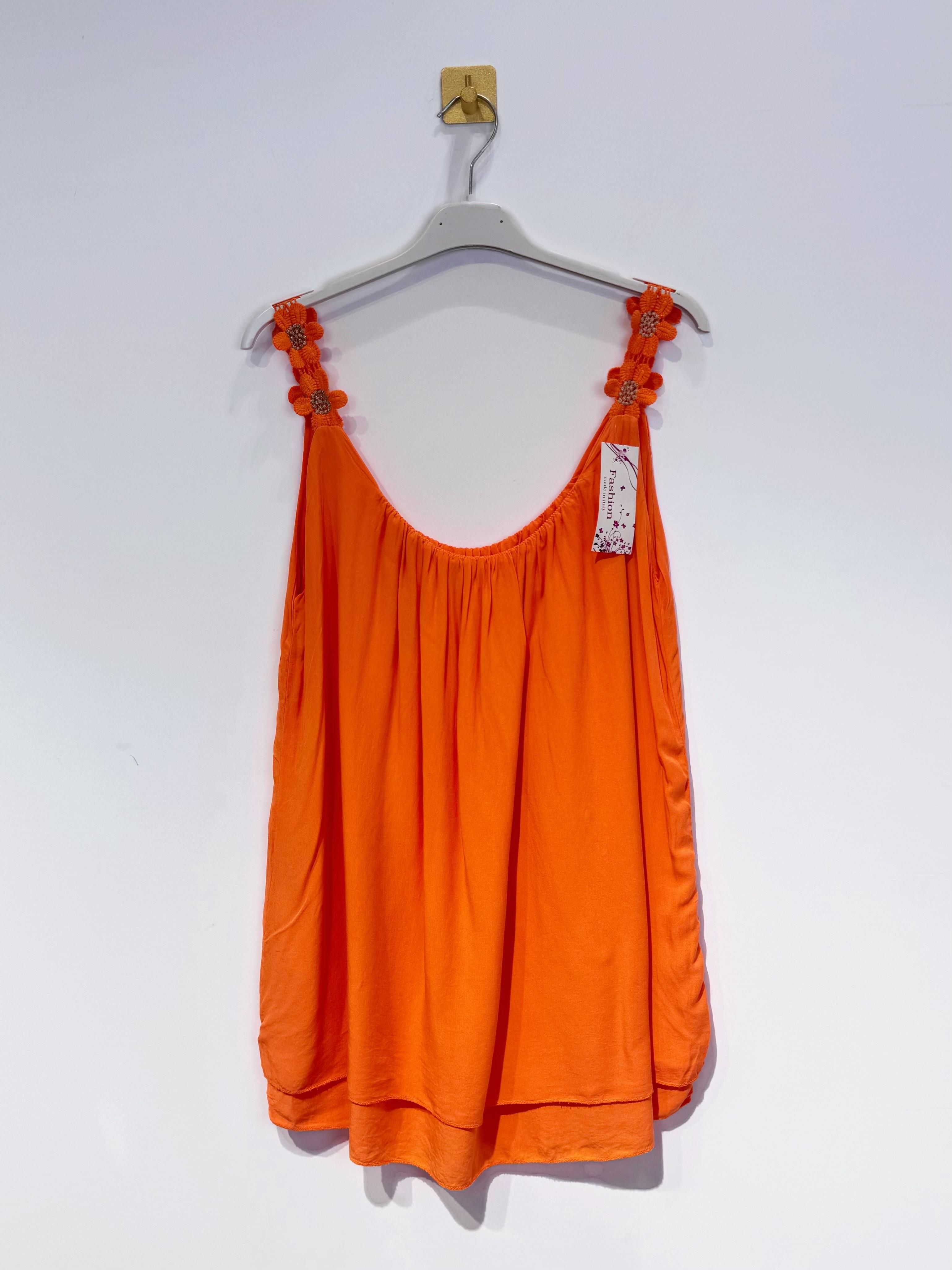Camisetas sin mangas Mujer Apricot FEELOOK 8025 #c Efashion Paris