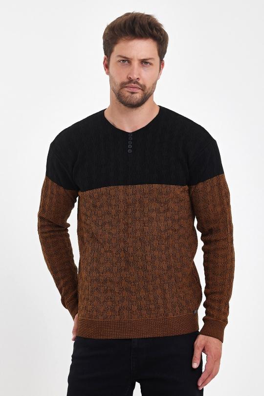 Pulls Homme Tabac CLUB JU 52369 Efashion Paris