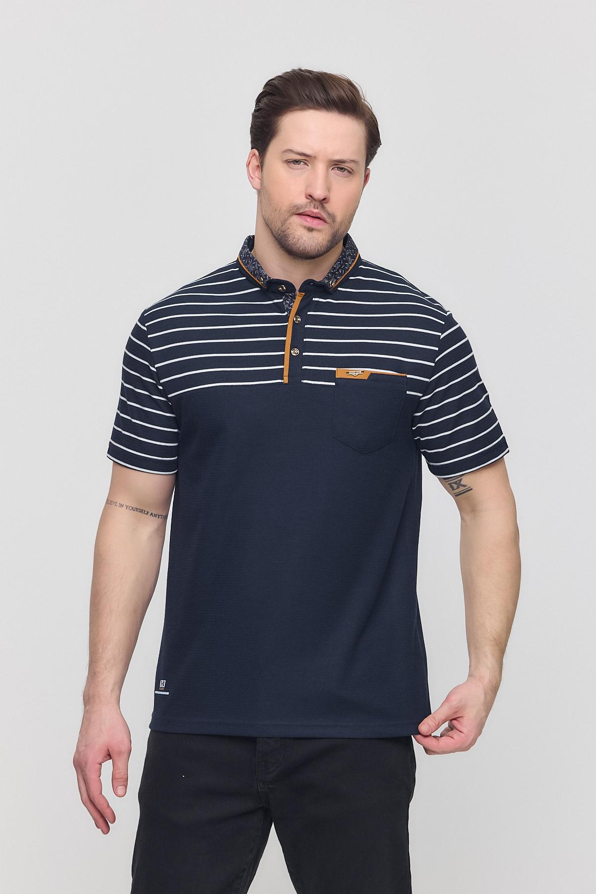 Polo shirts Men Navy blue CLUB JU 5040 #c Efashion Paris