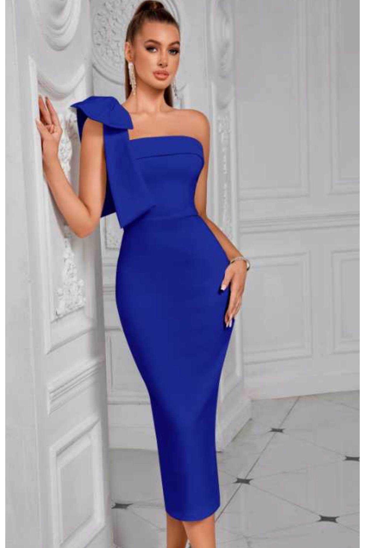 Robes de soirée Femme Bleu STELLA Y14057 #c Efashion Paris
