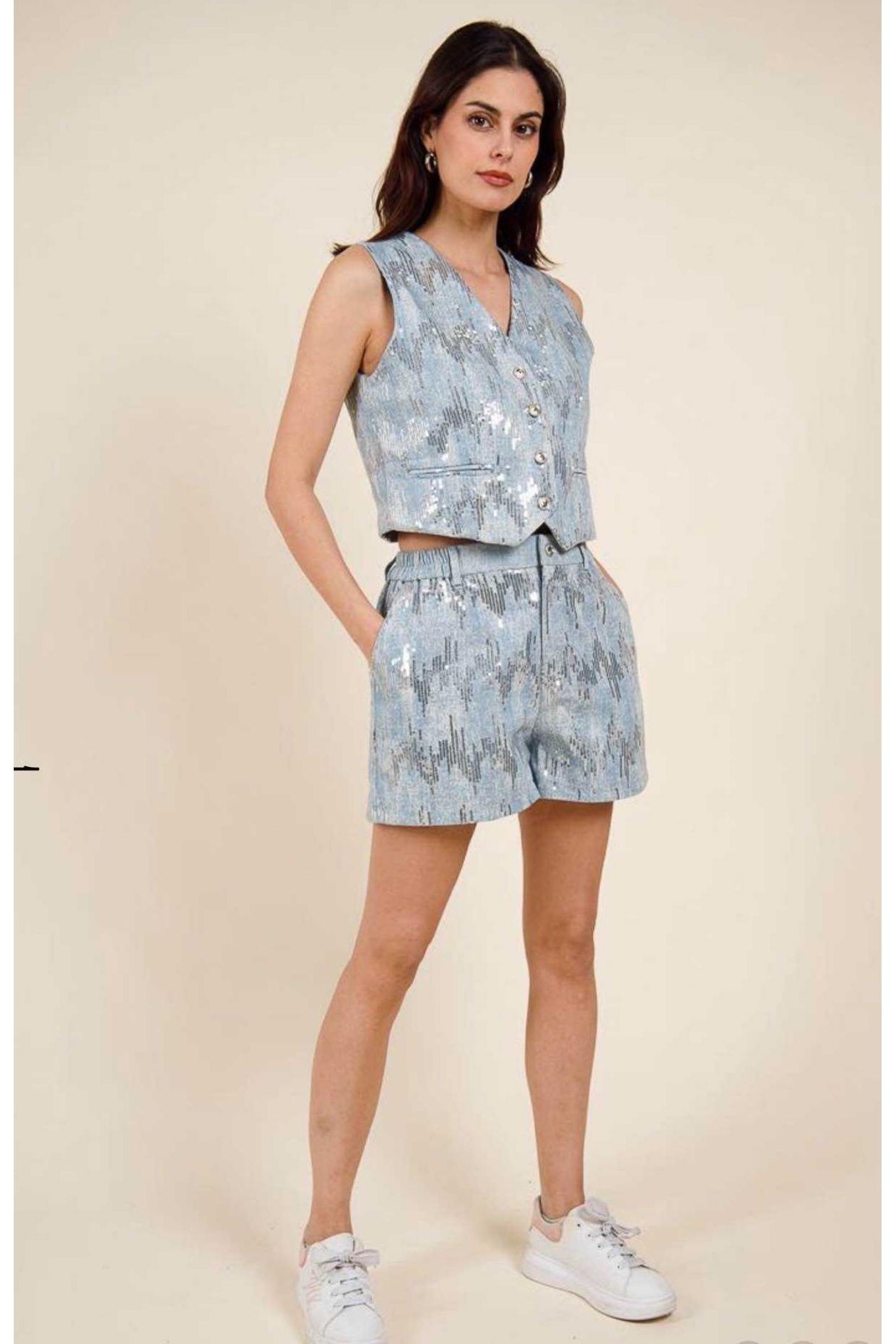 Ensembles Femme Bleu ciel STELLA TY25169 #c Efashion Paris