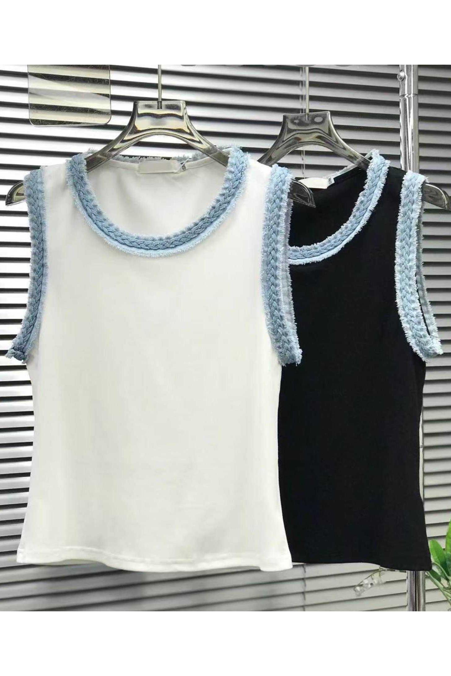 Débardeurs Femme Blanc STELLA TY25133 #c Efashion Paris