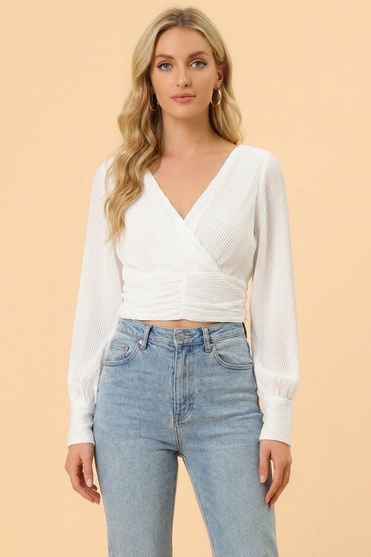 Tops Femme Blanc LUCY LUU 6617C #c Efashion Paris