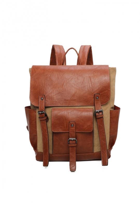 Sac à dos Maroquinerie Camel Marolys 1682653 Efashion Paris