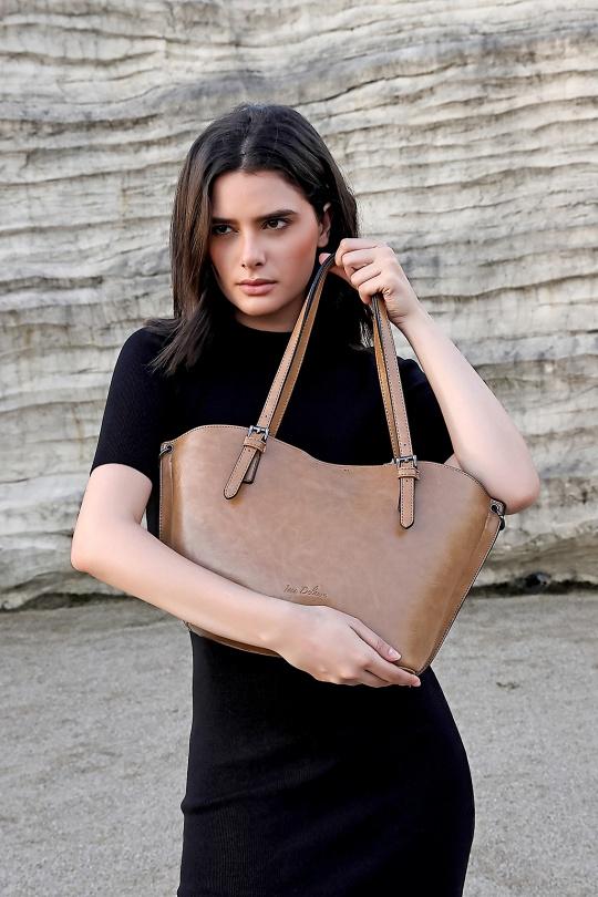 Cabas Maroquinerie Vanille Marolys 1685352 Efashion Paris