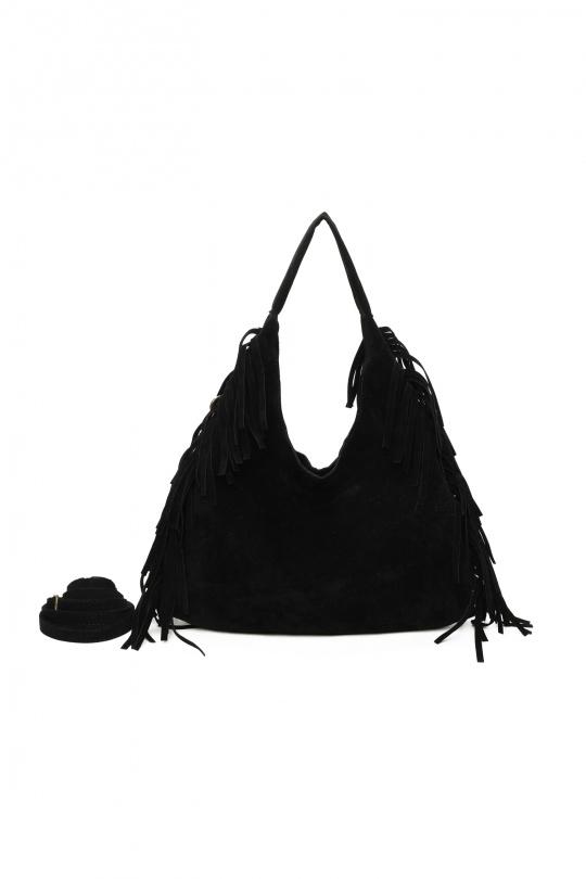 Cabas Maroquinerie Noir Marolys 1685383 Efashion Paris