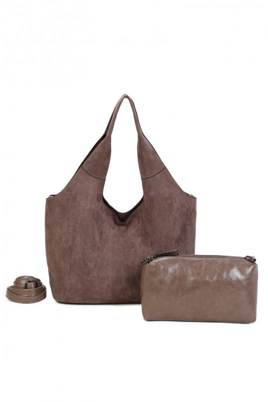 Cabas Maroquinerie Capuccino Marolys 1685347 Efashion Paris