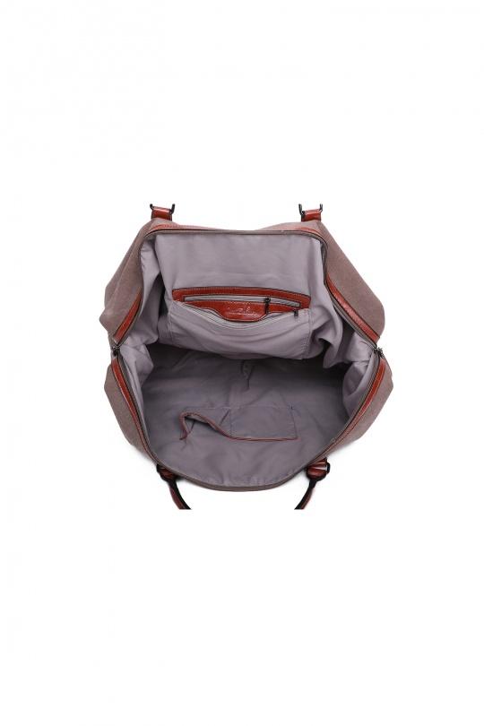 Cabas Maroquinerie Kaki Marolys 1683357 Efashion Paris