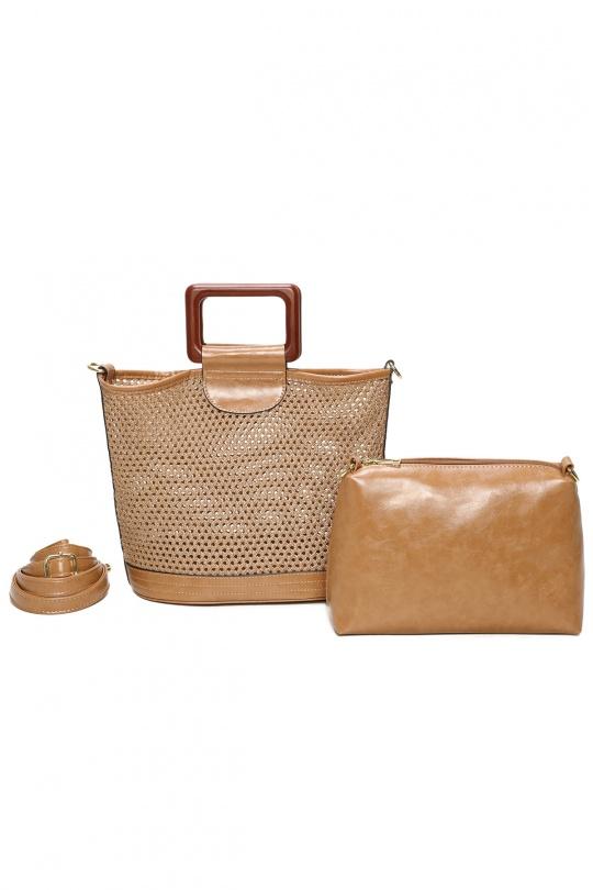 Sacs à main Maroquinerie Taupe Marolys 1685491 Efashion Paris