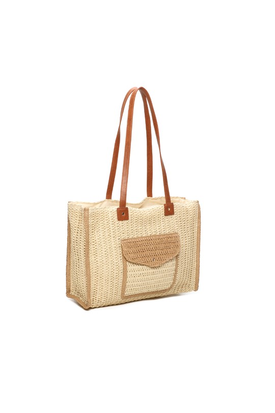 Cabas Maroquinerie Beige Marolys 168K Efashion Paris