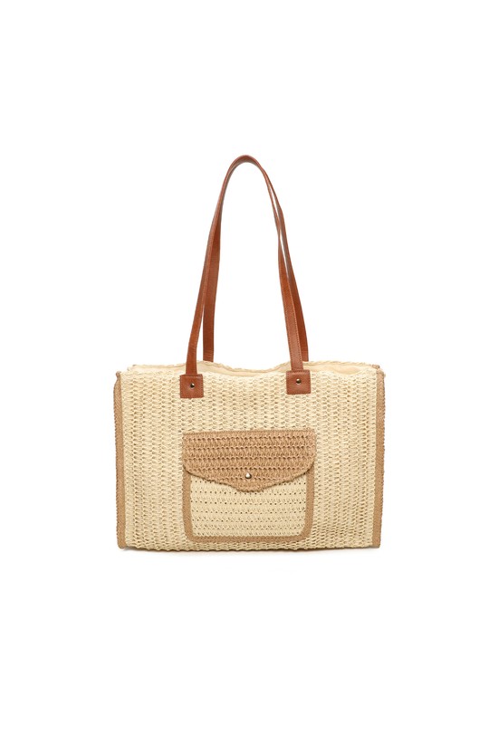 Cabas Maroquinerie Beige Marolys 168K Efashion Paris
