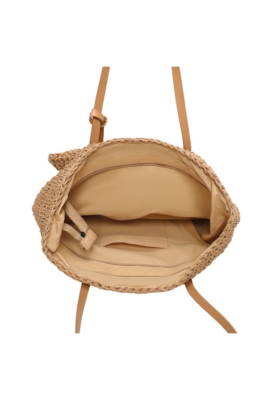 Cabas Maroquinerie Camel Marolys 168H Efashion Paris
