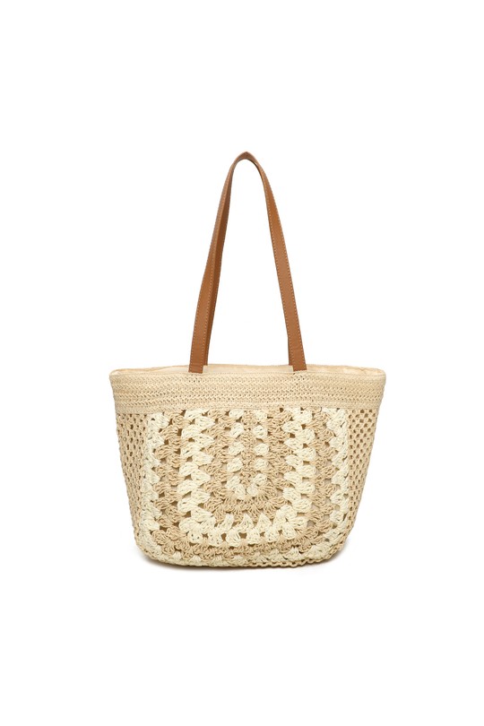 Cabas Maroquinerie Taupe Marolys 168i Efashion Paris