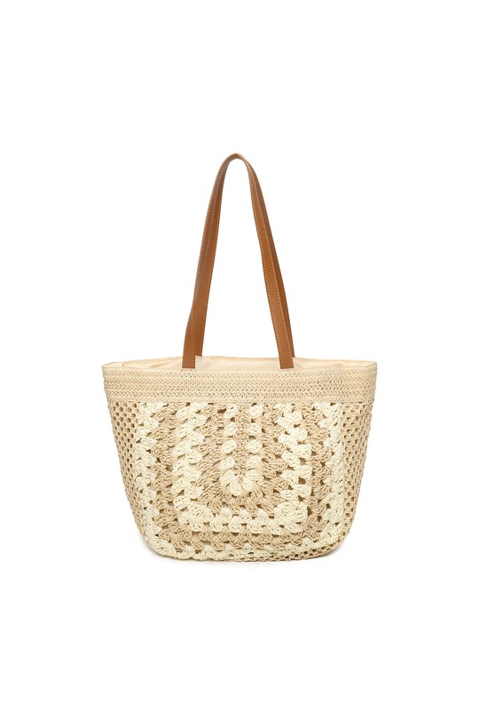 Cabas Maroquinerie Taupe Marolys 168i Efashion Paris