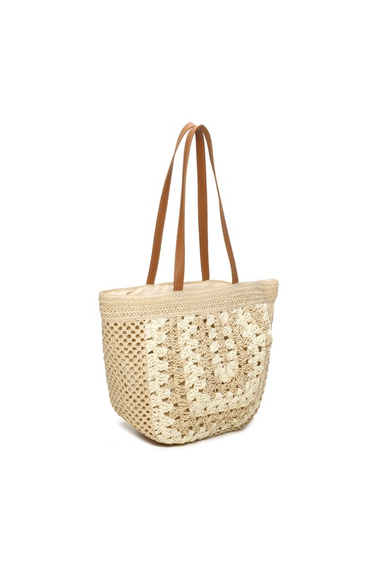 Cabas Maroquinerie Taupe Marolys 168i Efashion Paris