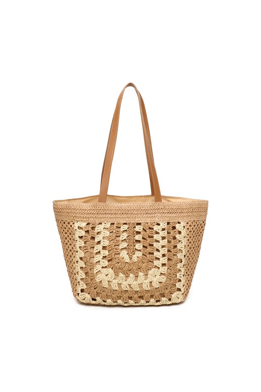 Cabas Maroquinerie Taupe Marolys 168i Efashion Paris