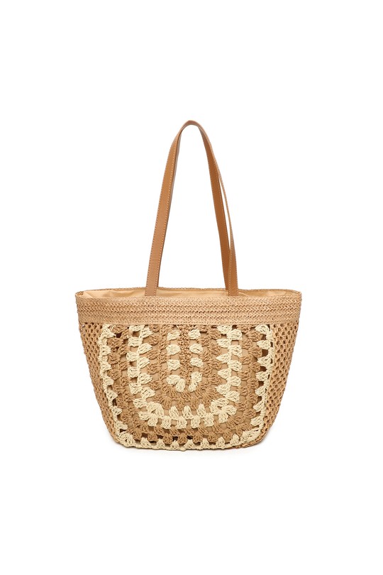 Cabas Maroquinerie Taupe Marolys 168i Efashion Paris